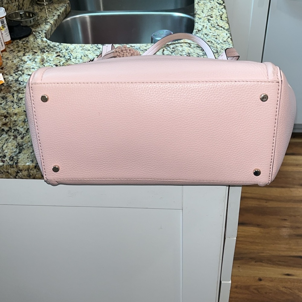 kate spade Pink Leather Tote with Tassel - Picture 4 of 6